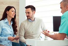 Man and woman in consultation room