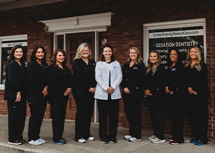 Corbin Family Dental Care team