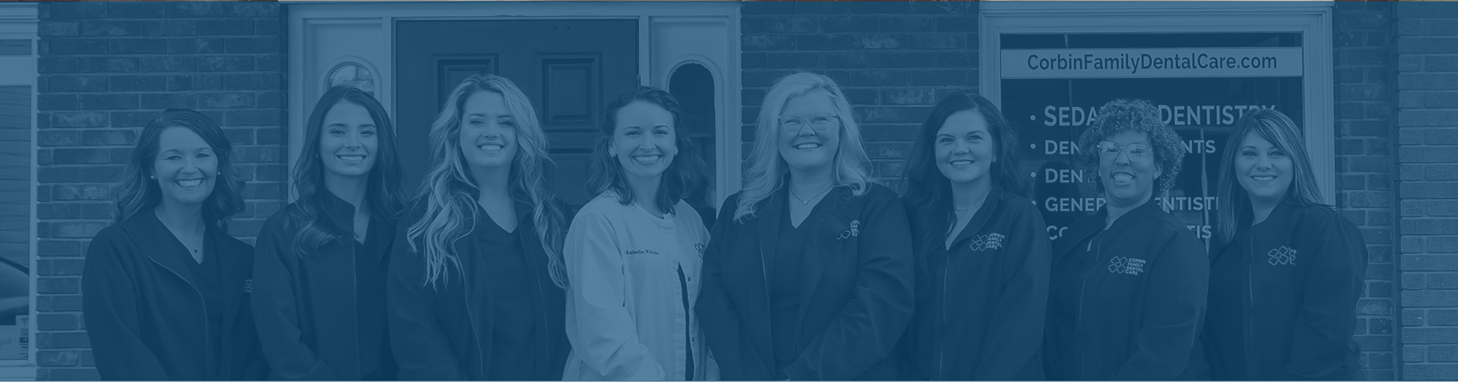 The smiling team members at Corbin Family Dental Care