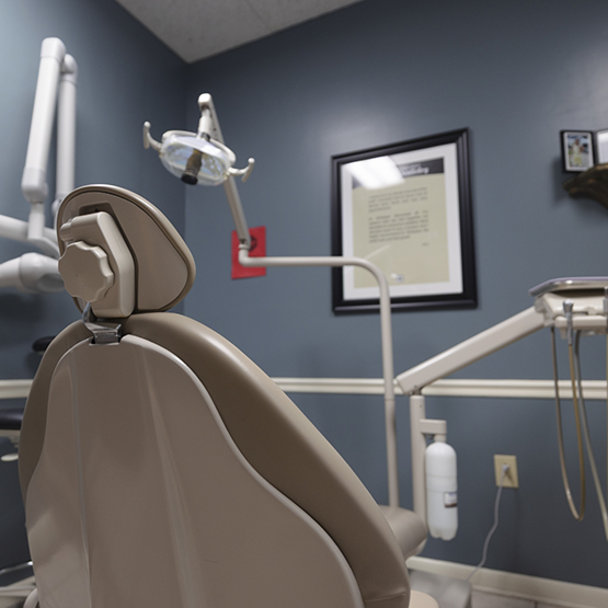 Dental exam chair