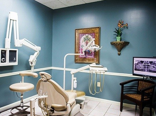 State-of-the-art dental exam room